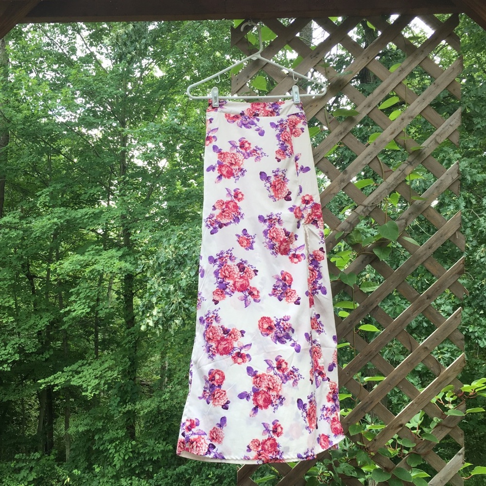 Floral Maxi Skirt